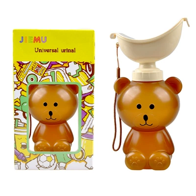 On-board emergency urine bag emergency urinal travel toilet - new-big-brown-bear-style-color-box