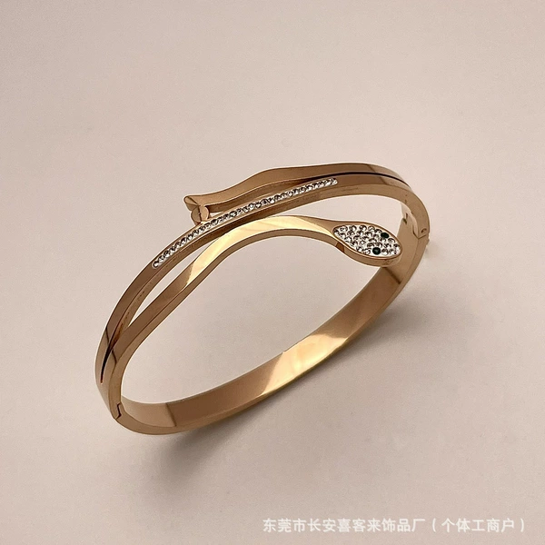 Golden bracelet, pink gold