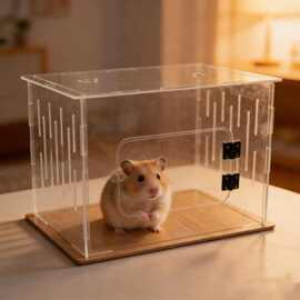全透明亚克力猫笼子 专业猫赛笼赛猫笼 快速组装摆摊宠物展示柜子