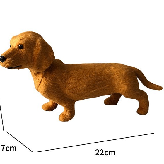 Factory Direct sales dachshund children's simulation animal toys home decoration ornaments