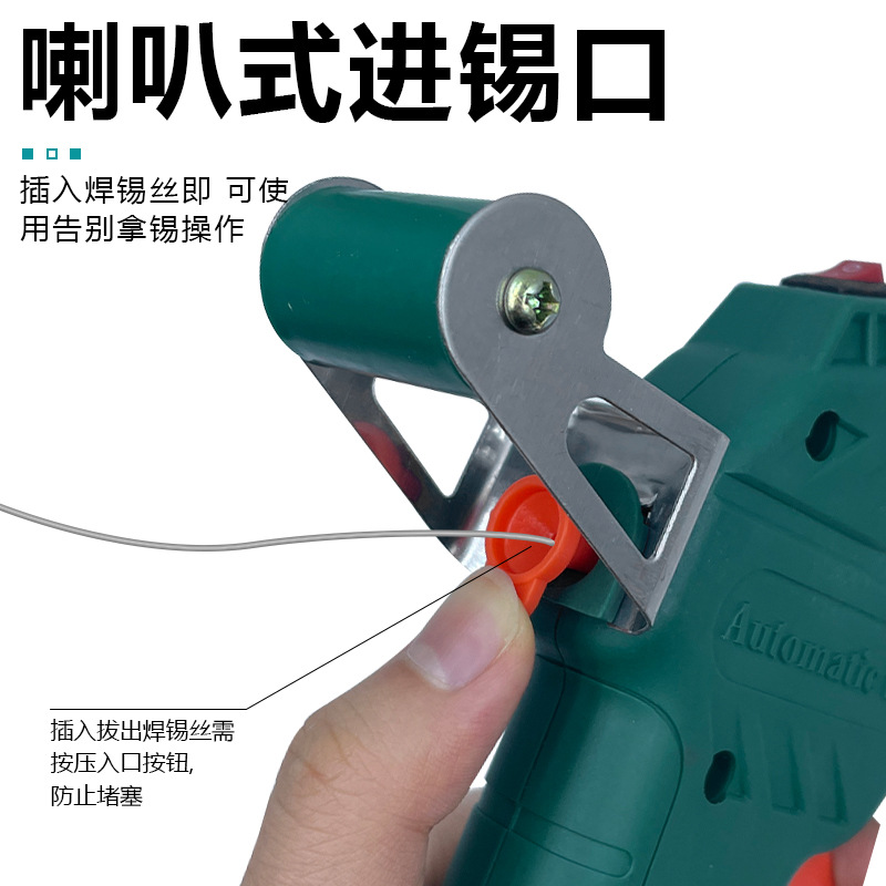 Pistola de Soldar Vertical 110V con Alimentación Automática — Kit Industrial