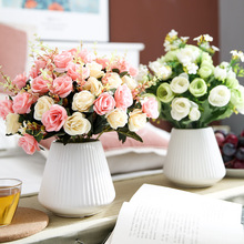 絹花綉球 假花套裝 茶幾上的裝飾擺件花客廳假話干花桌面飾品