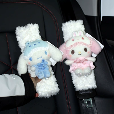 Protective Cover for Couples — Seat belt shoulder pad