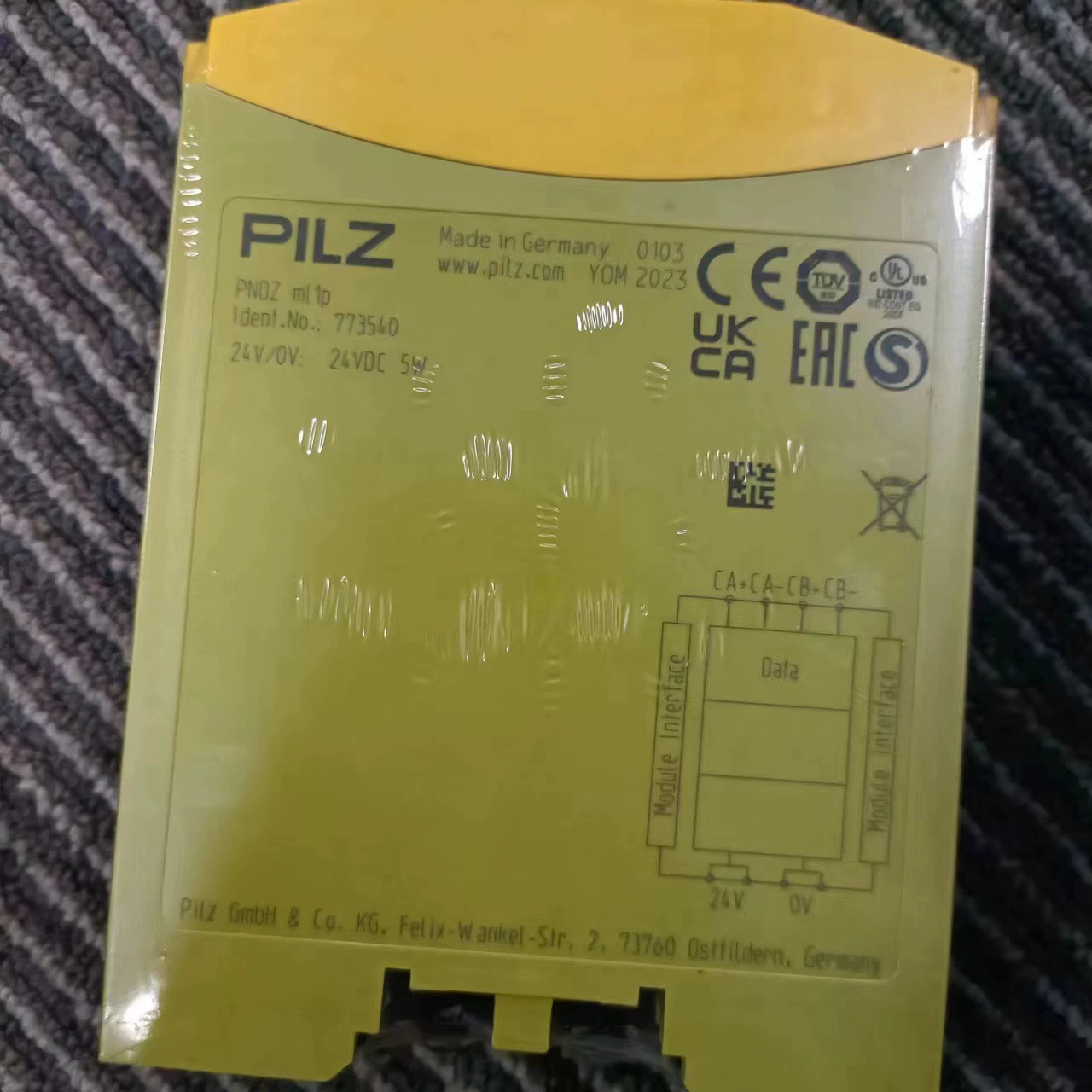 Немецкий оригинал Pilz 541059 модуль расширения реле Profibus новый оригинал блок в наличии