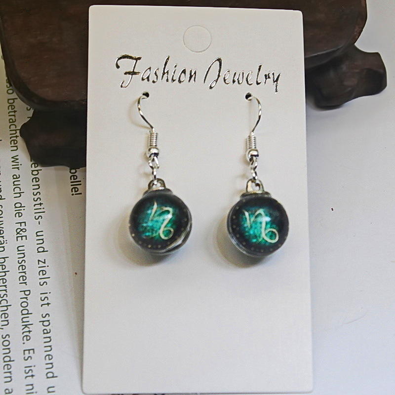 Women's Gender 1 Pair IG Style Casual Dried Flower Glass Glass Drop Earrings