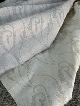 尾单 提花 凤尾花棉麻新中式旗袍长袍春夏长袍服装家居布料面料