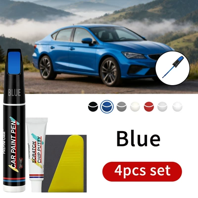 Avtomobil boya qələmləri – Touch-Up Pen Body Scratch - p27-blue-4pcs