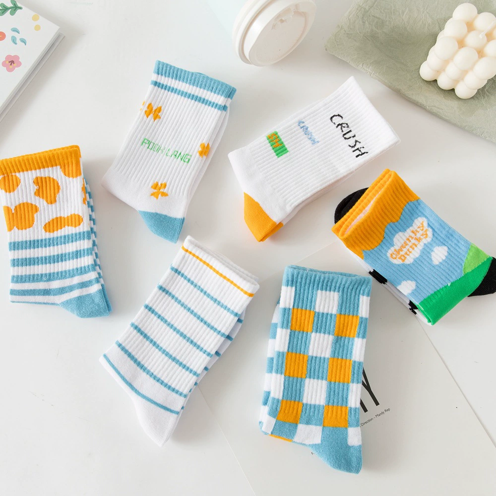 Cute summer thin knee socks, mid-length, wholesale