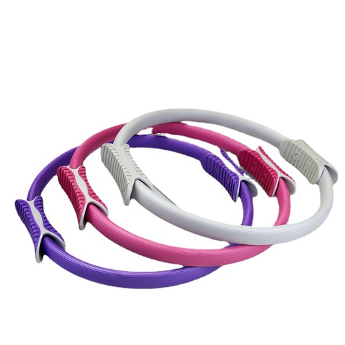 Plastic Multicolor Yoga Ring Fiberglass Crescent Handle Pilates Ring Magic Ring Manufacturer Wholesale