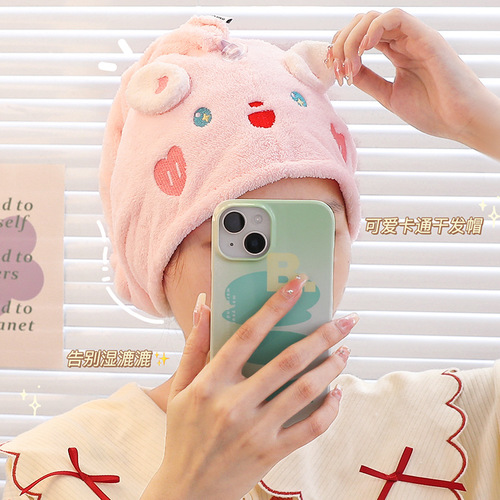 Dry hair cap for women, thickened, super absorbent, quick-drying turban, scrub hair towel,  new dry hair towel, shower cap