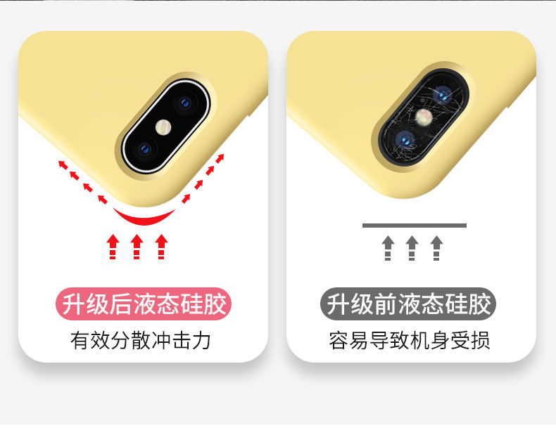 Apple X cep telefonu kılıfı için uygundur iPhonexsmax cep telefonu kılıfı XR düşmeyi önleyici ultra ince sert silikon 11 şeffaf beyaz xs