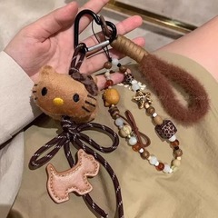 アルカリ水結びパンのキーホルダー