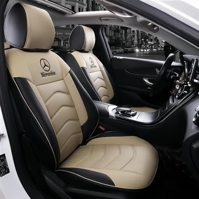 A200L E300L Glc260 C200L, Modelə uyğun (Original) oturacaq örtükləri - urban-black-rice-standard-editionwithout-headrest-and-lumbar-support-five-seats-nappa-leather-full-surround-in-front-and-rear-rows