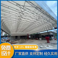 电动推拉蓬棚篮球棚仓库物流篷工厂过道篷活动伸缩棚安装防雨雨棚