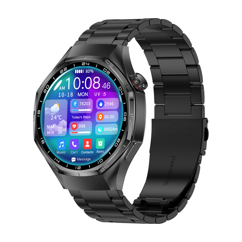 Watch6 Max Smart Watch Bluetooth Call 1.5Inch Full Touch Heart Rate Blood Oxygen Monitoring Sedentary Reminder