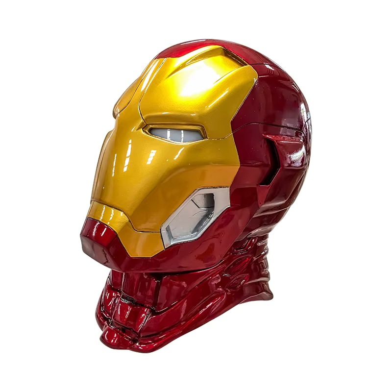3D Printing Service: Multi-Color Automatic Opening and Closing, Voice-Activated, Touch-Controlled Wearable Iron Man Helmet, 3D Printed Items