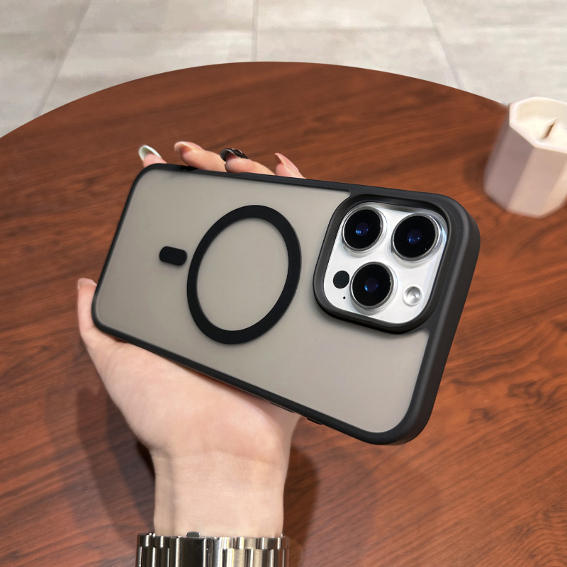 跨境新款肤感磁吸手机壳适用iPhone17promax简约苹果16爆款保护套|undefined