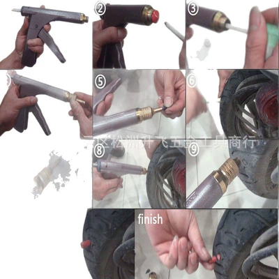 bullet vacuum gun professional tire – Repair kit