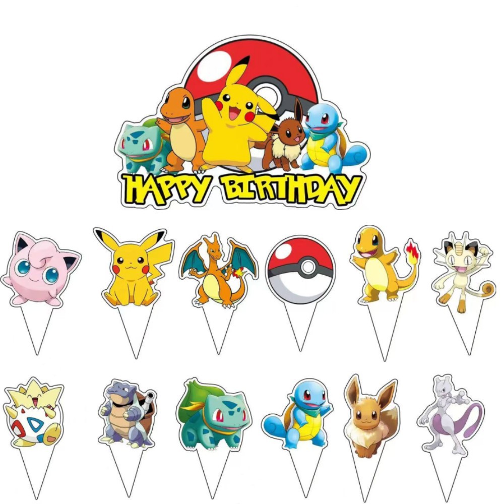 대형 + 소형 삽입 카드 24개 (12*2) -- 공 안은 피카츄