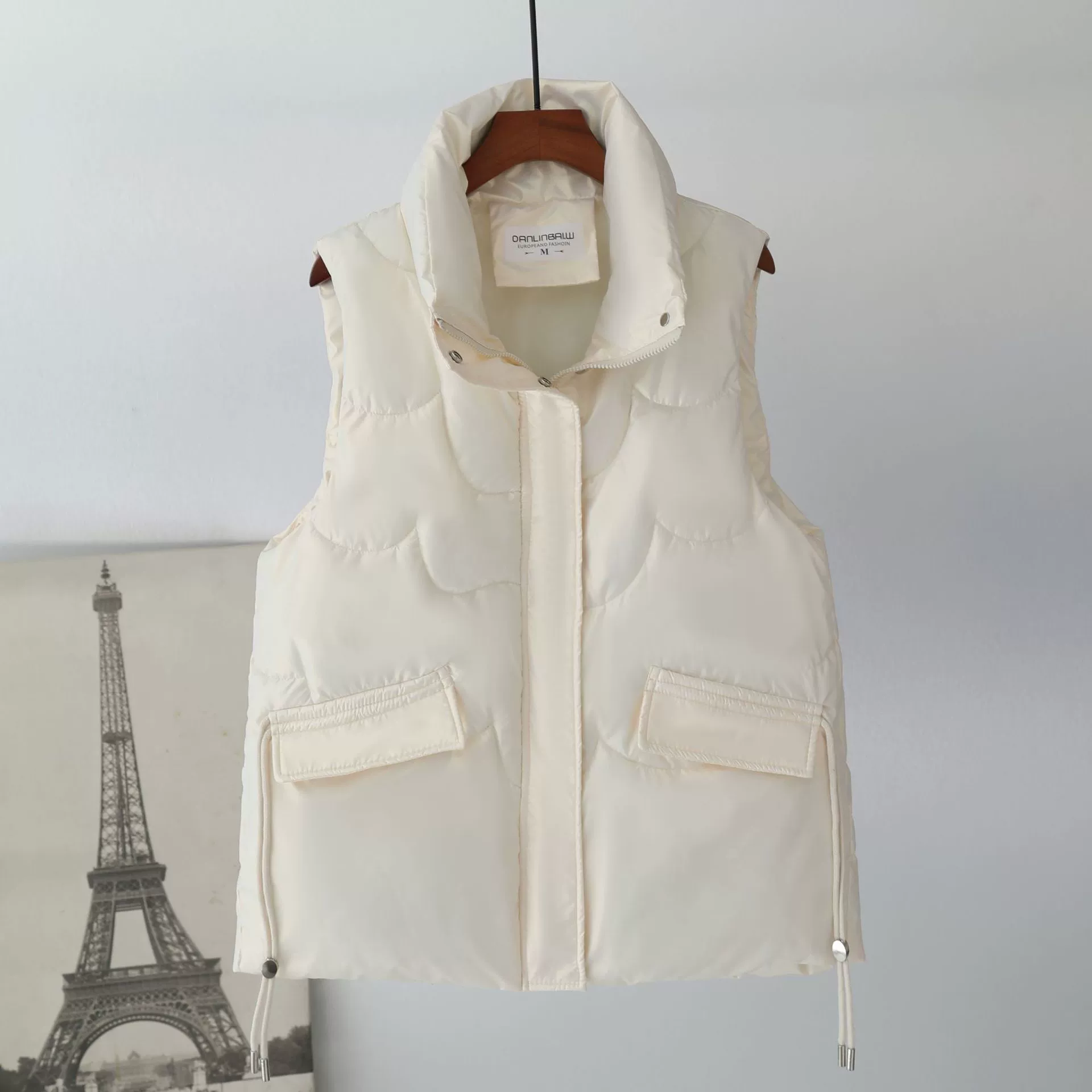Пуховик из хлопка, женский осенне-зимний новый короткий корейский вариант свободного и удобного жилета, куртка с хлопковой подкладкой, пальто для внешней торговли