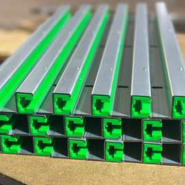 聚乙烯链条导轨道托板耐磨双排传动T型导向尼龙输送食品流水线