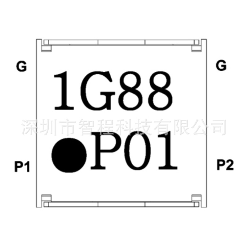 Partron IL07BL1880AAE IL07BR1880AAE 1850-1910MHz 贴片隔离器