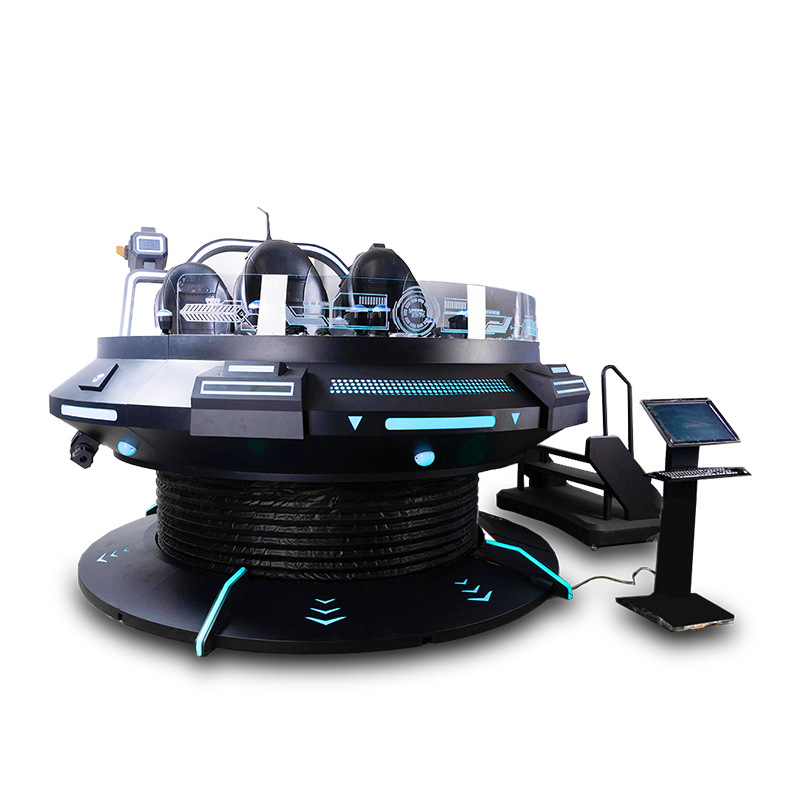 VR platillos voladores comerciales multi-persona sensoria interactiva juego de entretenimiento inmersivo equipo de entretenimiento parque de atracciones sala de experiencia electrónica