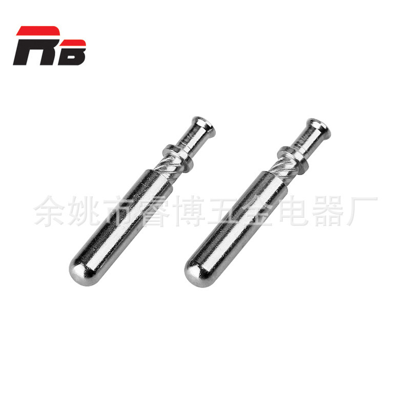 厂家供应 4.8滚花插头铜针 铜脚 五金铜配件，插针、插脚