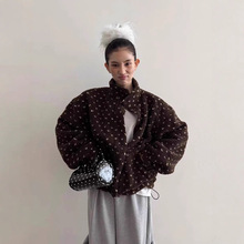 韩国东大门  2025新款韩版秋冬羊羔毛外套毛毛棉衣女