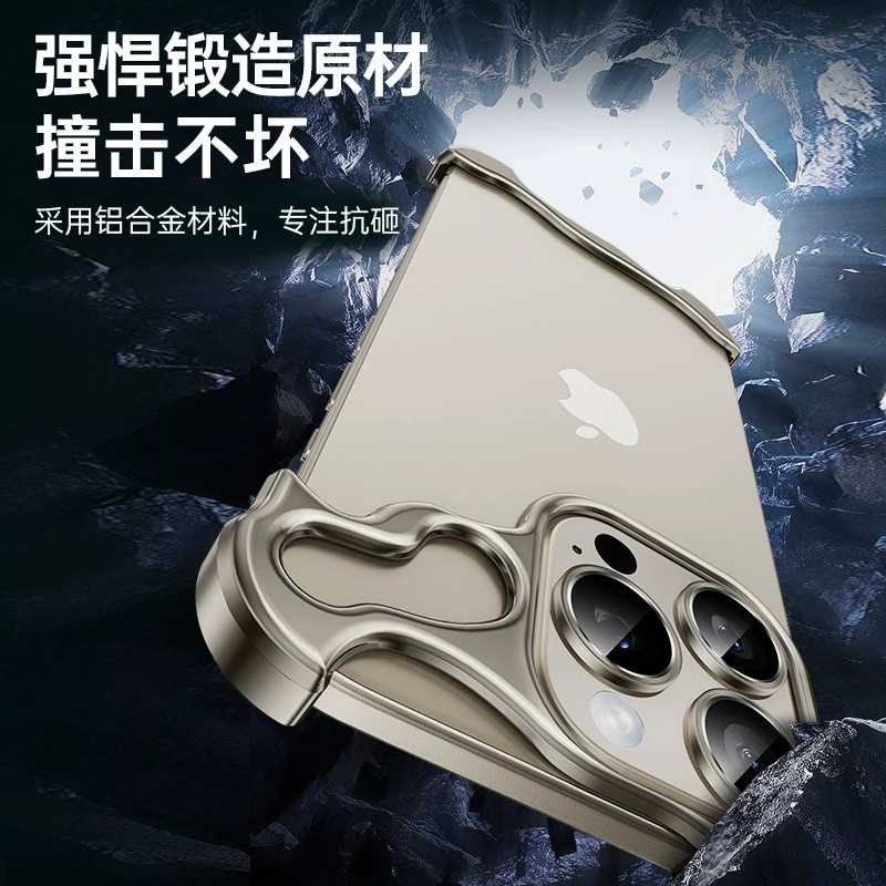 Защитный чехол для телефона (Apple iPhone 17), металлическая совместимая рама для камеры, прозрачный тонкий
