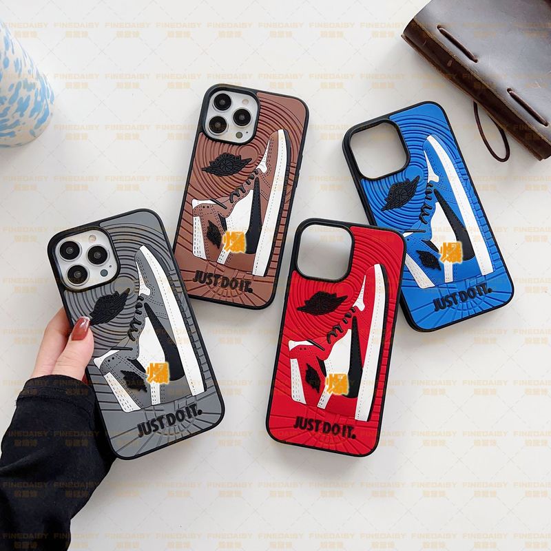Factory direct AIRJORDAN Jordan shoes Apple mobile phone three-dimensional silicone shell IPHONE16promaxplu