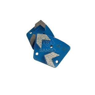 Quanzhou Shanshuo Double Arrow Fan-shaped Diamond Grinding Block, Multiple Particles Available, Overseas Special Supply, Super Long Life