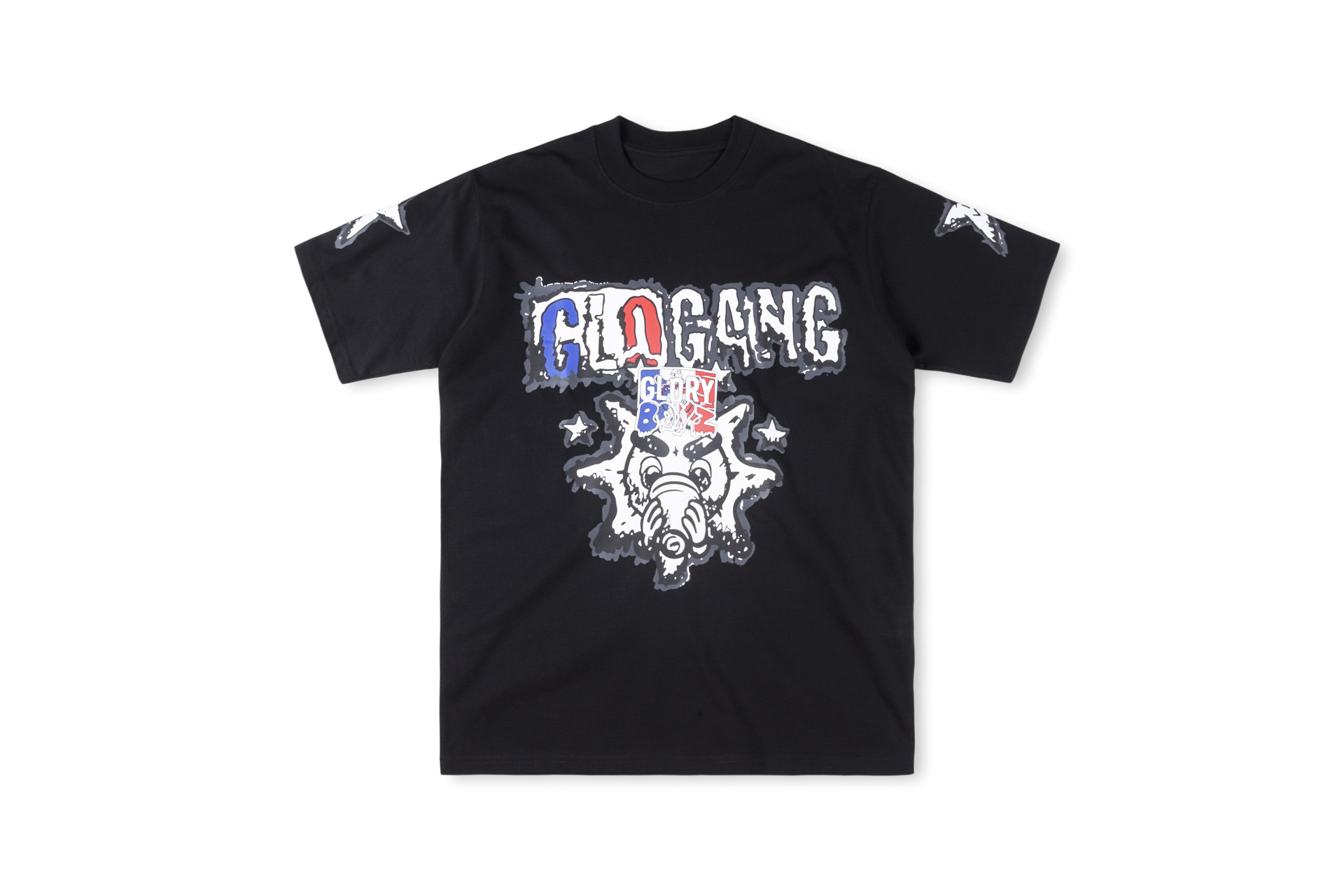 Glo Gang Glory Boyz Gas Mask T-shirt Black