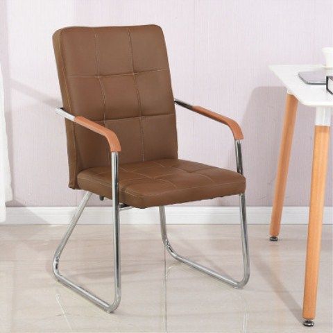 Silla de nueve barras marrón