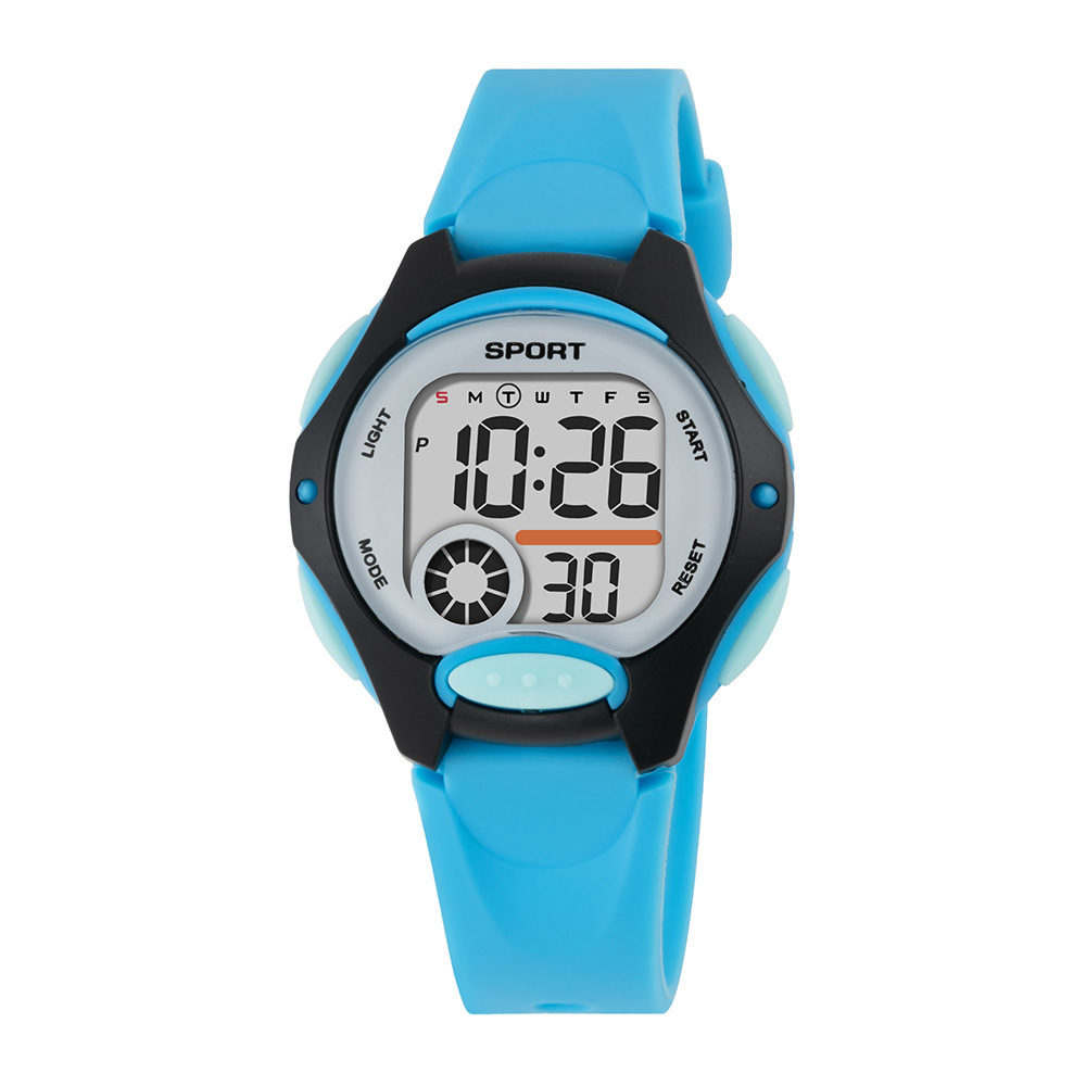 Reloj electrónico para estudiantes de secundaria y preparatoria, reloj electrónico para hombres y mujeres, deportes al aire libre, reloj electrónico de alarma luminoso multifuncional