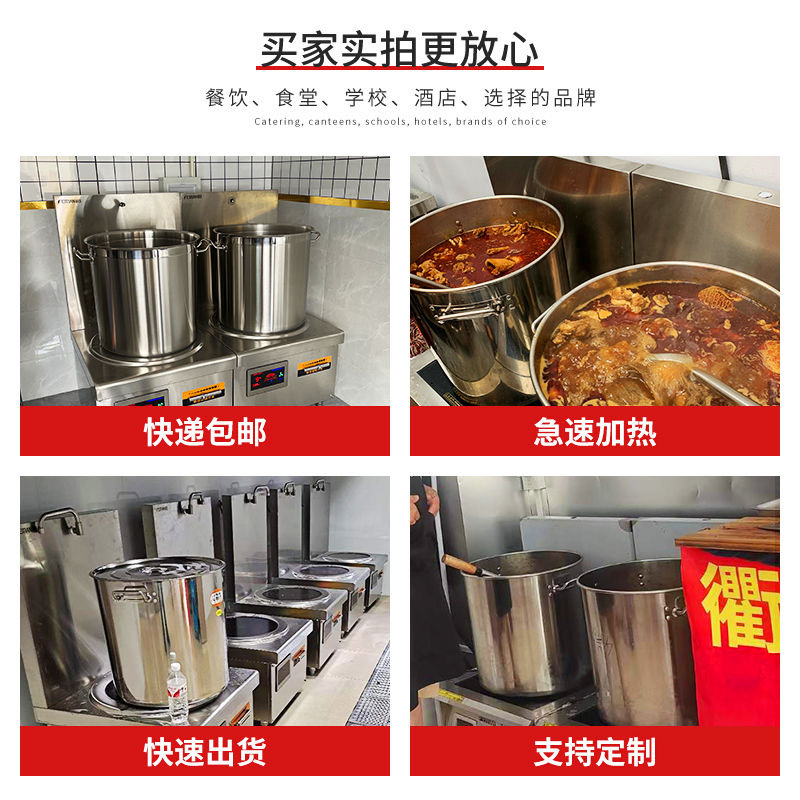 Dematai comercial inducción cocina doble estufa de cocina baja sopa estufa comedor de alta potencia estufa de sopa plana de carne de sopa estufa