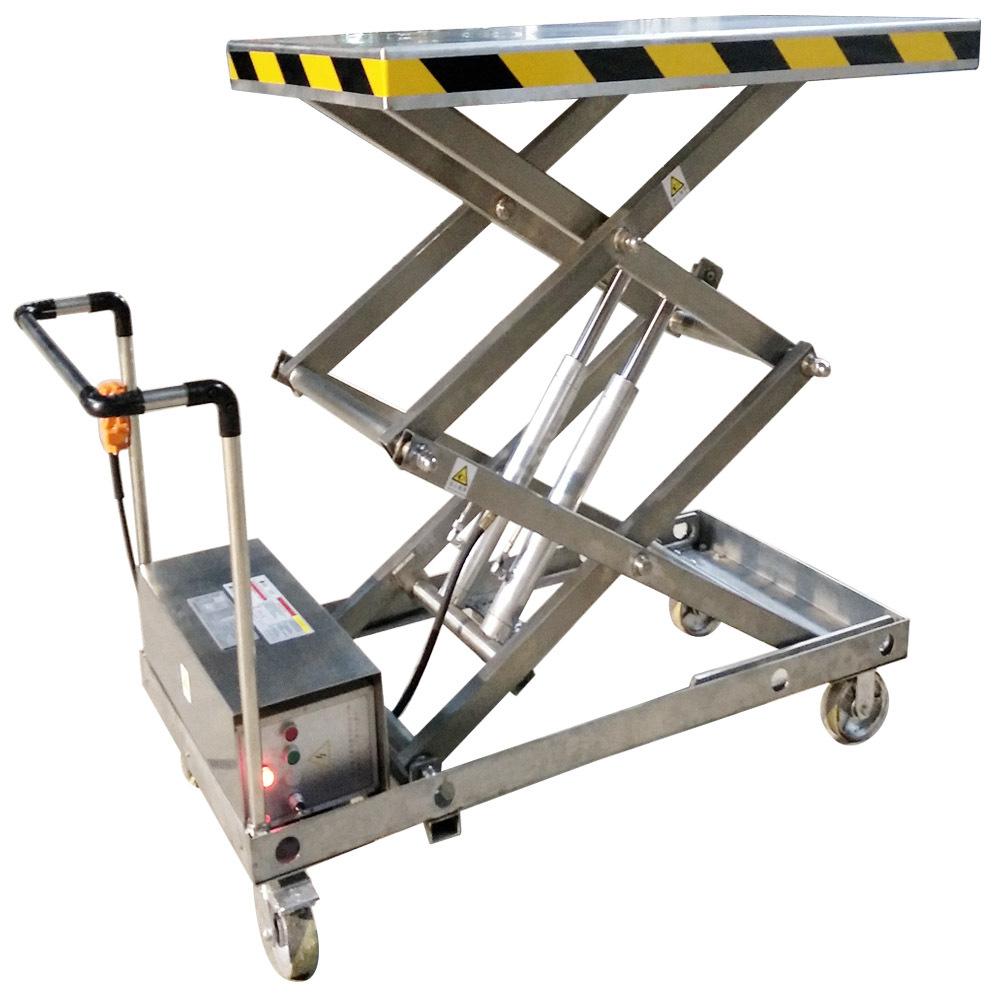 电动液压升降平台仓储货物载重供应固定式升降台地藏式剪叉举升机