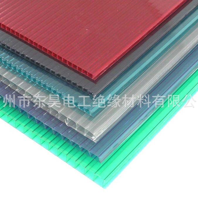 塑料中空板  隔音屏蔽用PC中空板 隔音塑料板 阻燃pc塑料板厂家