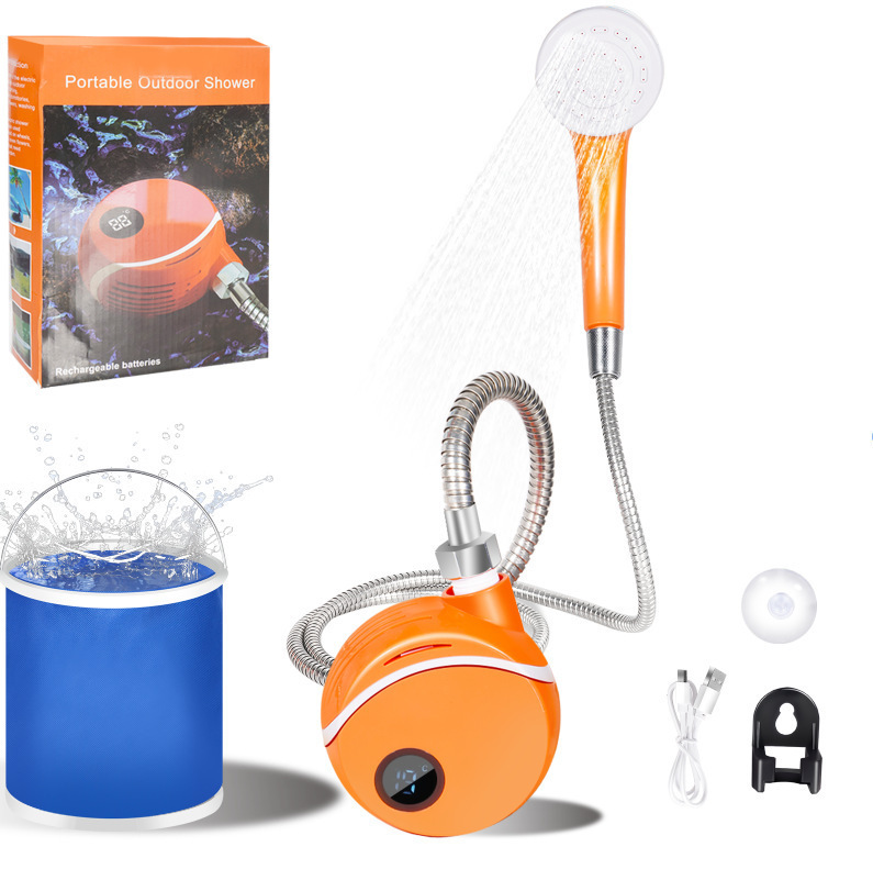 Outdoor Shower for Camping, Car Washing, Portable Electric Showerhead, Mini Water Heater Outdoor Shower for Camping, Car Washing, Portable Electric Showerhead, Mini Water Heater