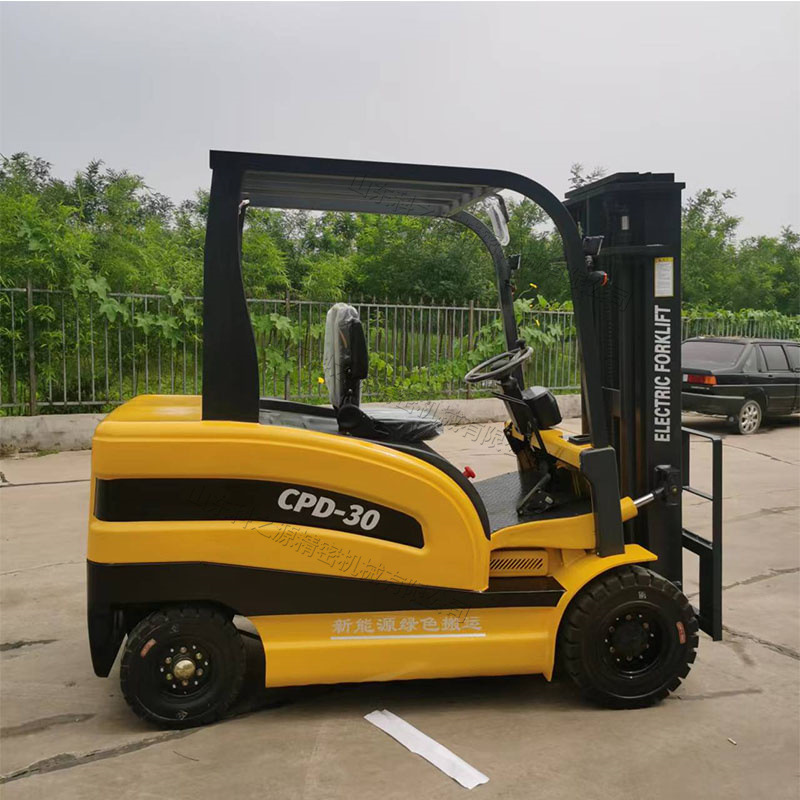 四轮座驾式电动液压叉车 工厂车间货物运输堆高车 可升降货运车