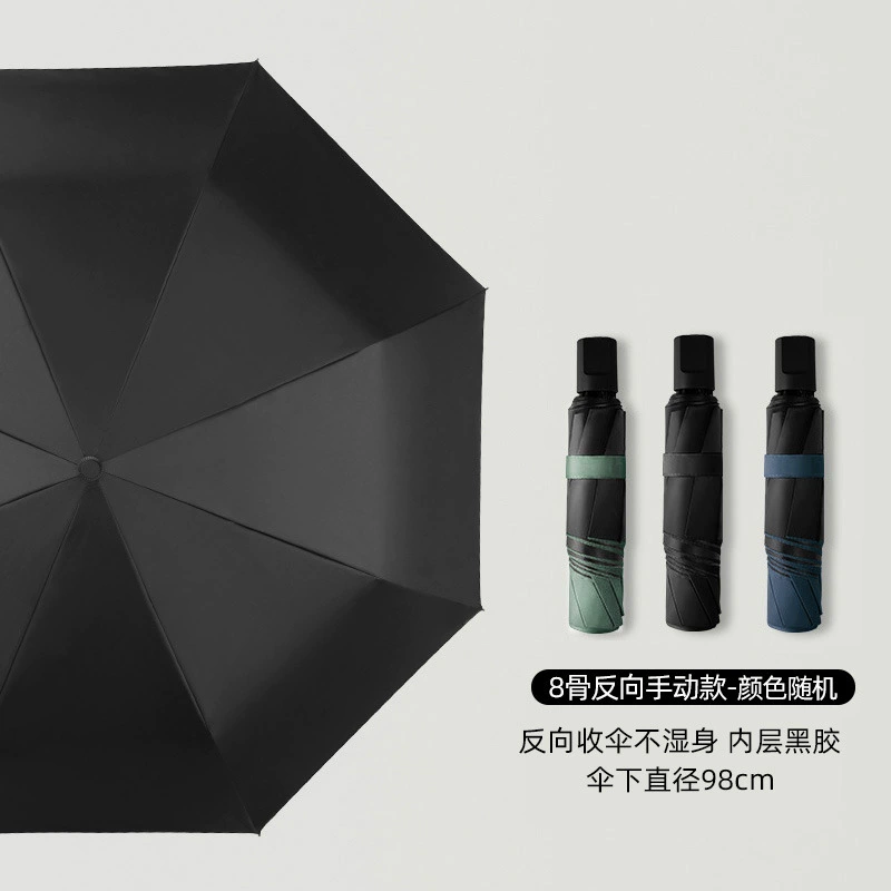 Double-layer automatic windproof big umbrella for double