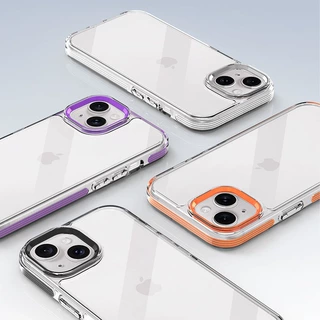 适用苹果16E三合一手机壳透明 2.5mm加厚防摔16P保护套亚克力全包