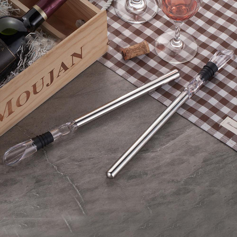 Paleta de vino tinto helado vino tinto termostático Rod productos de refrigeración refrigerados decantador traje vino tinto paleta caja de regalo al por mayor