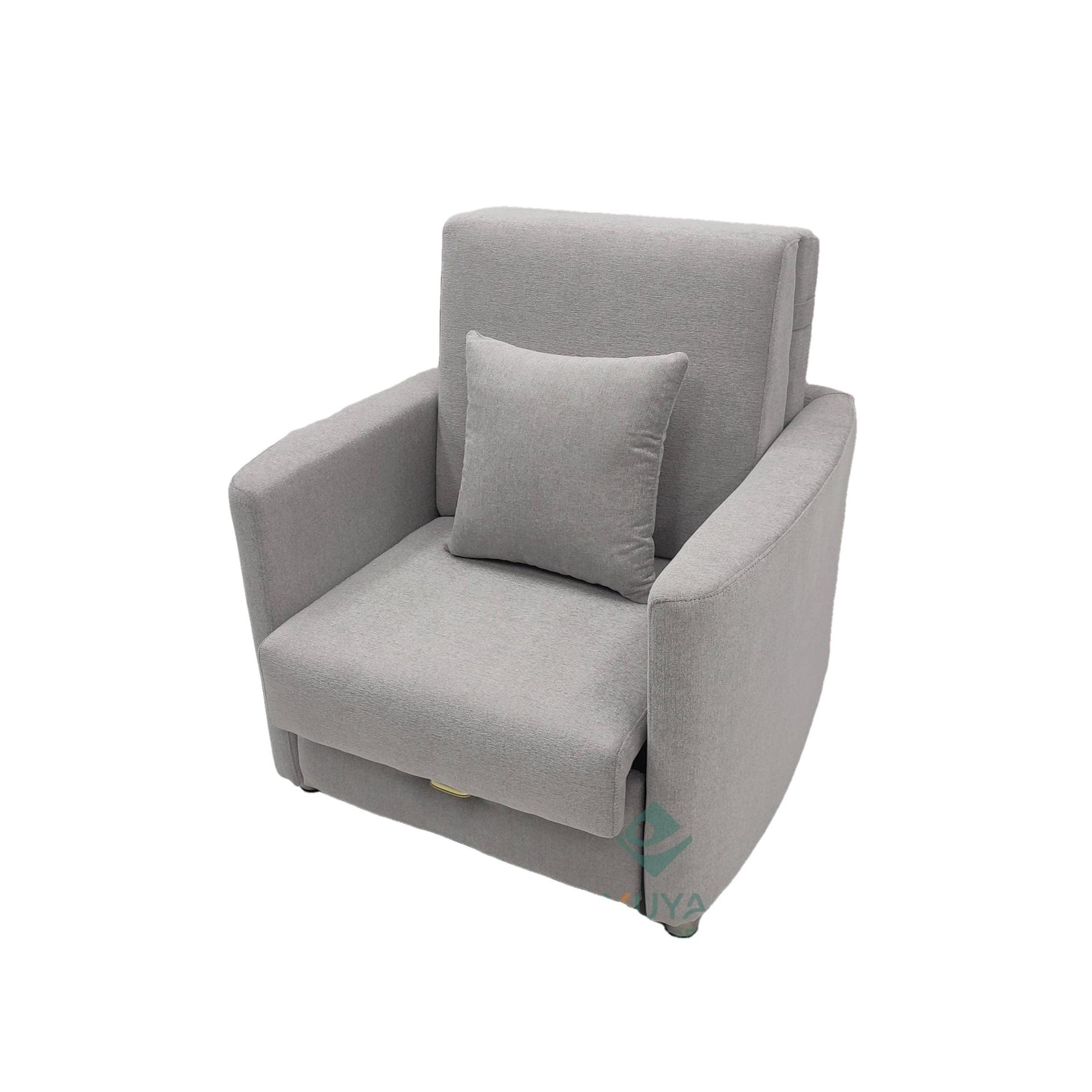 Moderno simple plegable multifuncional sofá cama de almacenamiento de una sola persona tecnología de tela de oficina almuerzo sofá cama