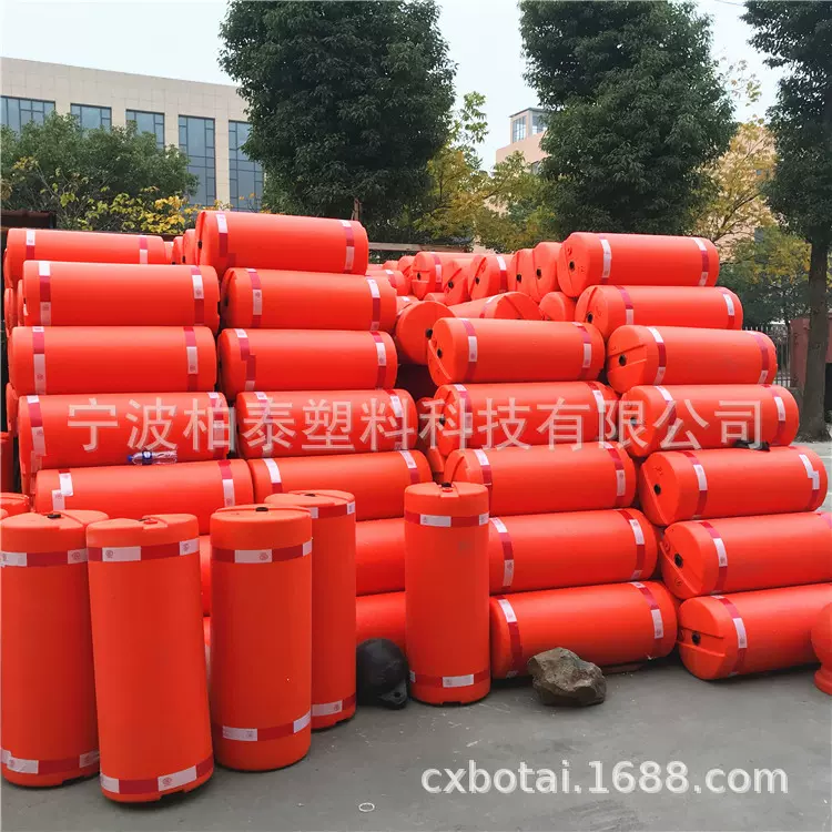 河道垃圾拦污网浮筒 警示浮标 码头施工拦船航标300*1000