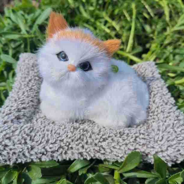 Carbón activado para adornos de automóviles nuevo gato simulado muñeca montado en el automóvil para eliminar formaldehído para atraer la fortuna al por mayor fresco image 4
