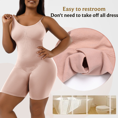 Cross-border large size body-shaping one-piece bodysuit suspenders one-piece underwear butt-lifting pants boxer-angle belly-control body-shaping one-piece enhanced version