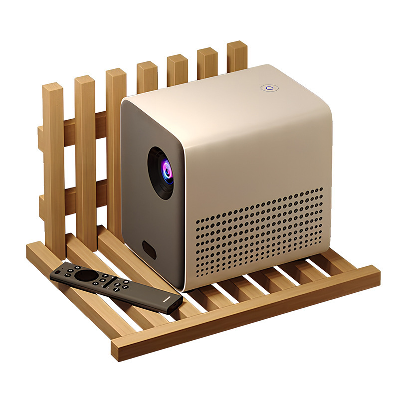 Estante del proyector soporte de pared plegable caucho madera cabecera dormitorio creativo casero armario de almacenamiento colgante