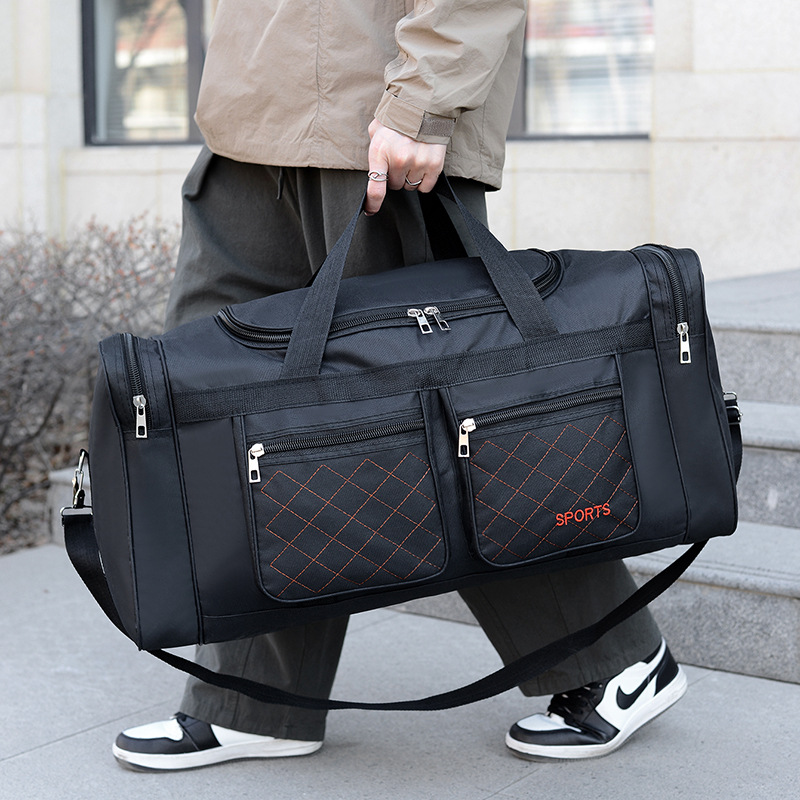 Cross-Border Travel Bag Extra Large Capacity Luggage Bag Cosmetics Bag Foldableable Amazon Shein One Piece Drop Shipping Label t