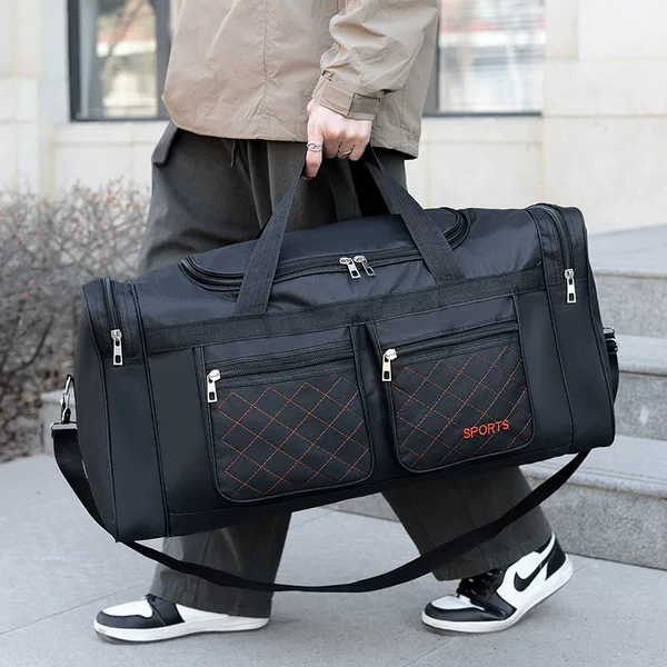 Cross-Border Travel Bag Extra Large Capacity Luggage Bag Cosmetics Bag Foldableable Amazon Shein One Piece Drop Shipping Label t
